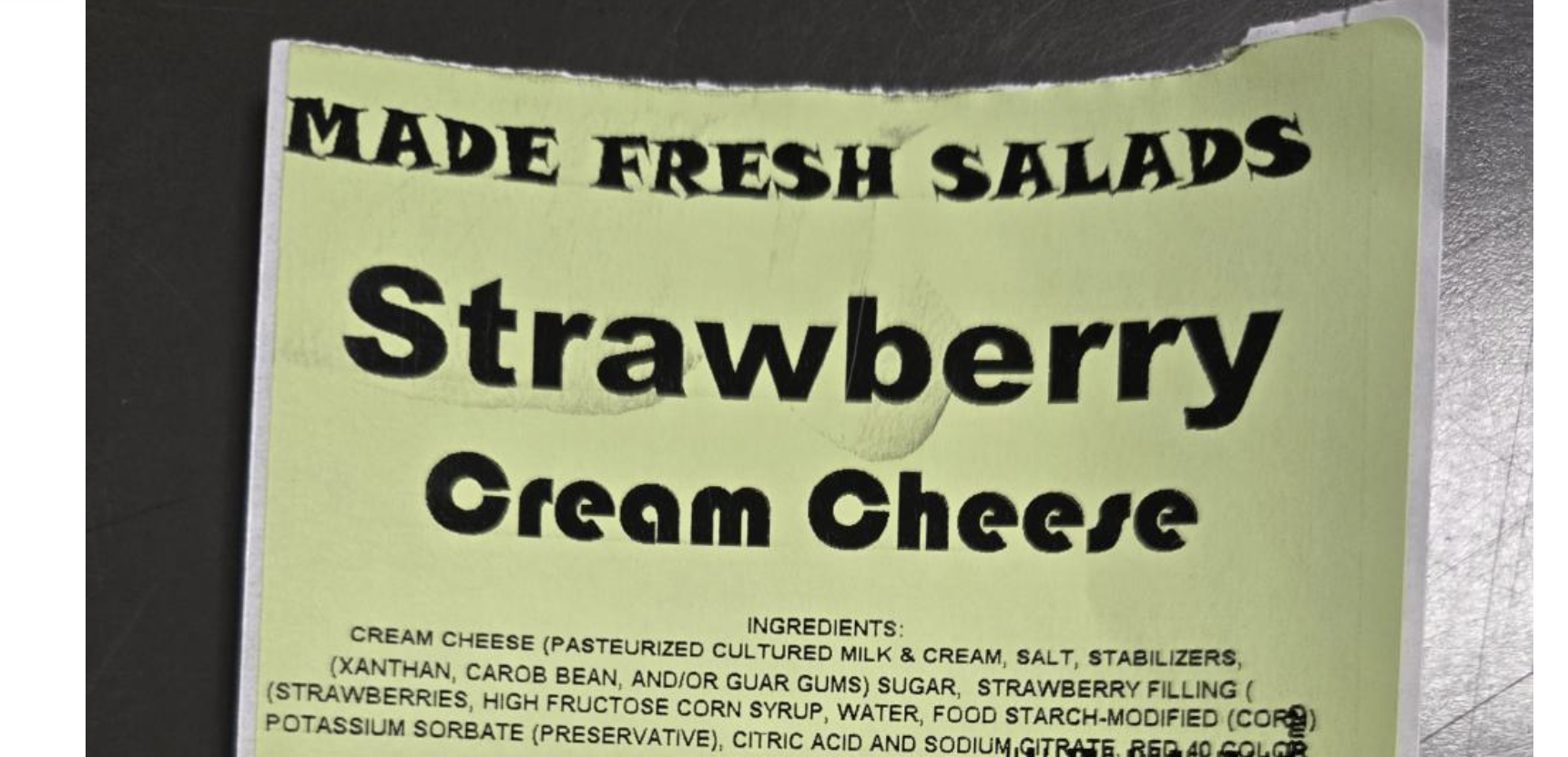 Cream cheese being recalled because of Listeria contamination