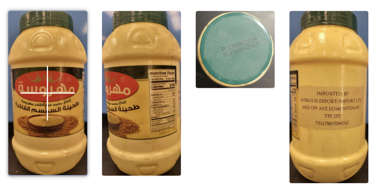 Tahini recalled in Canada because of Salmonella