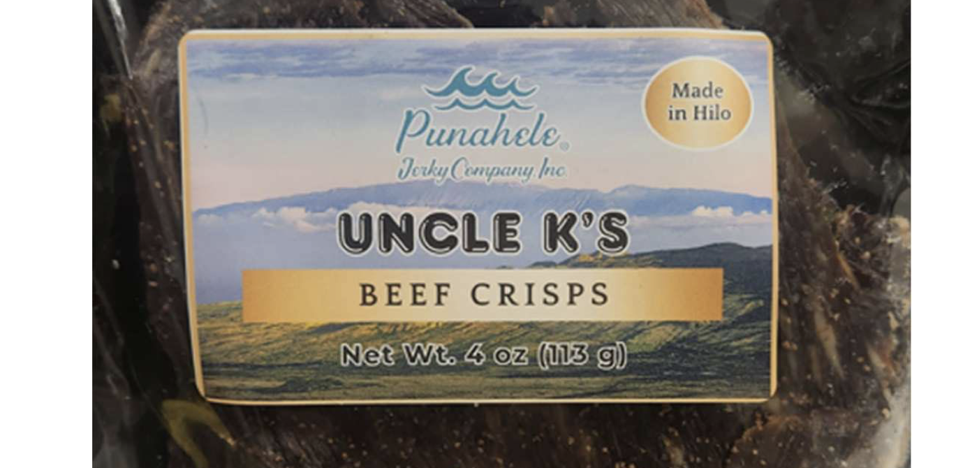 Beef jerky recalled because of undeclared soy