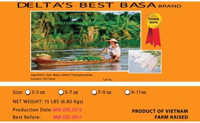 recalled Swai fish from Vietnam