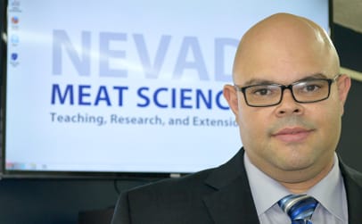 Amilton de Mello presented his findings at the annual American Meat Sciences Association conference.