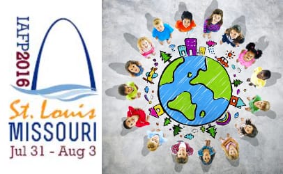 IAFP 2016 kids with globe