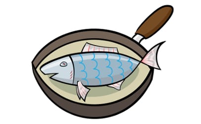 fish fry illustration