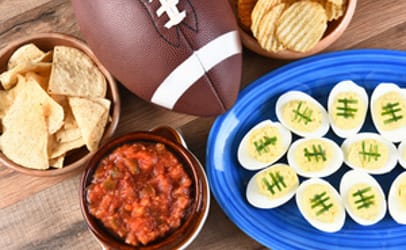 football snacks