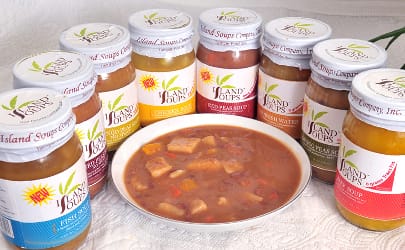 Only six flavors of soup from Island Soups Co. are under recall. Click the image to view the recall notice and labels of the recalled flavors.