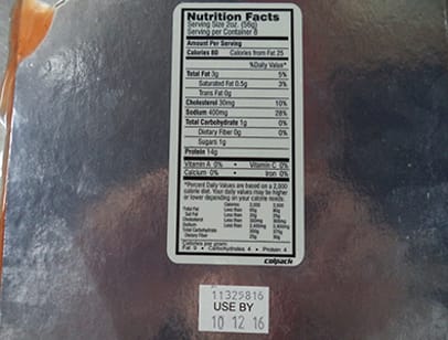 For the recalled smoked salmon sent retailers, consumers can find the lot numbers and use-by dates on the back of the 8-ounce packages.