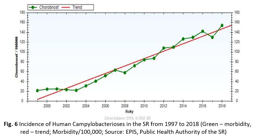 Slovakia sees large rise in Campylobacter and Salmonella infections