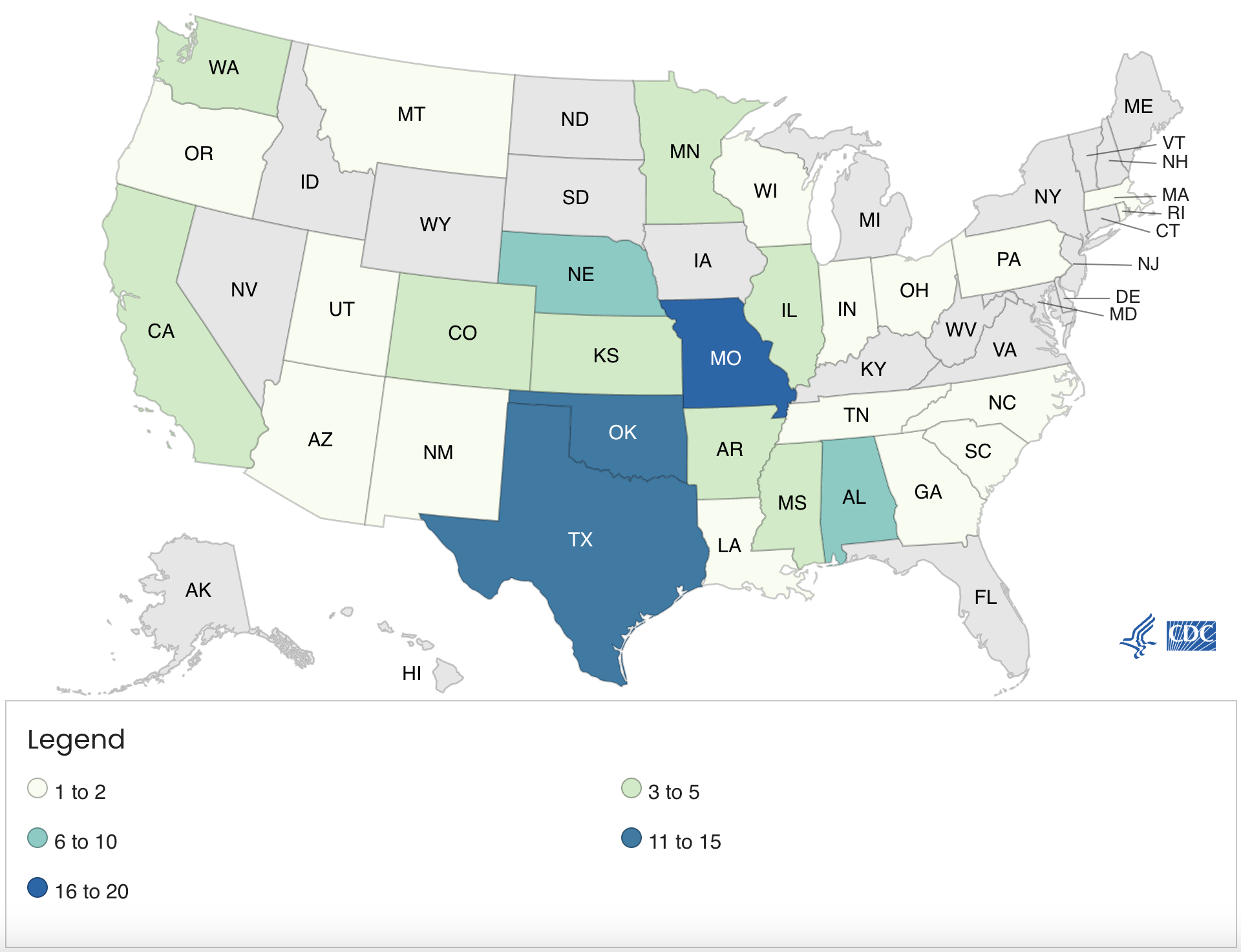 Multistate Salmonella outbreak linked to backyard poultry