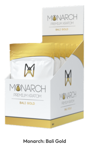 Image of Monarch Premium Bali Gold Kratom Powder Container