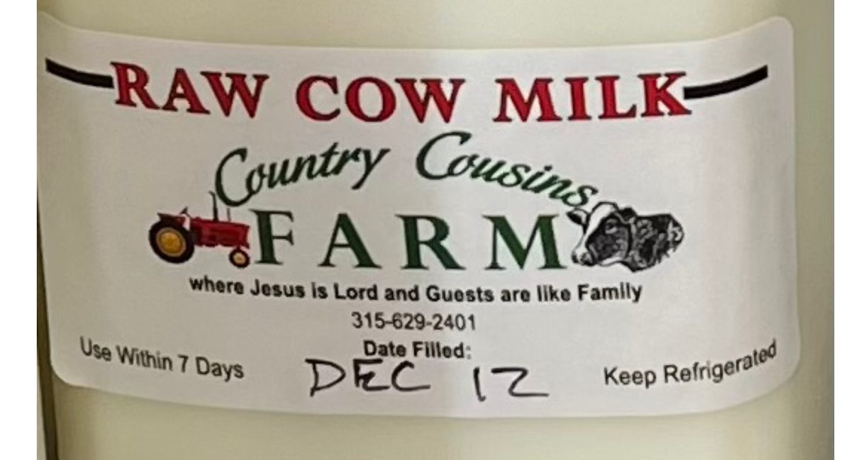 Campylobacter infections in New York traced to raw milk; warning issued