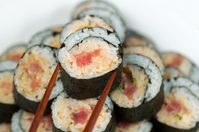 http://www.dreamstime.com/stock-image-spicy-tuna-roll-being-selected-chopsticks-closeup-horizontal-photo-single-top-sushi-stack-picked-up-image37726541