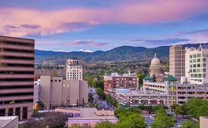 http://www.dreamstime.com/royalty-free-stock-photos-downtown-boise-idaho-just-sundown-capital-building-center-as-seen-above-night-image33654048