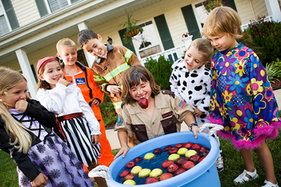 Bobbing for apples