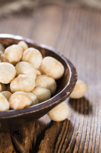 Mac nuts in bowl