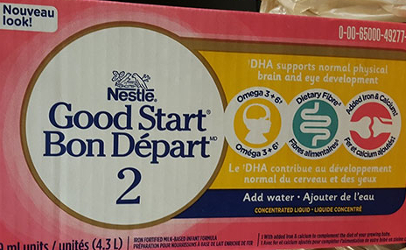 recalled infant formula