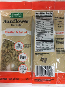 Sunrich Naturals sunflower kernels