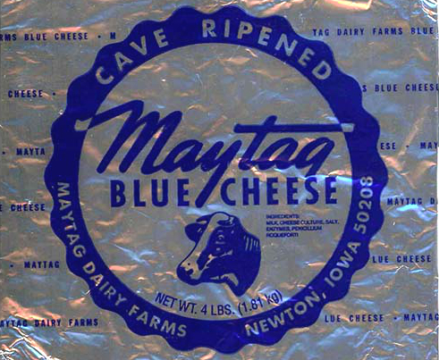 Maytag Blue cheese label