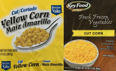 recalled Cambridge Farms frozen corn