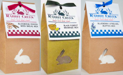 These are three of the Rabbit Creek branded products under recall. The company also produced baking mixes under more than a dozen other brands that are also recalled because they were made with flour potentially contaminated with E. coli.