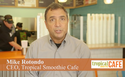 To view this video, posted Sunday by Tropical Smoothie Cafe CEO Mike Rotondo, click on the image.