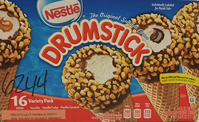 recalled Nestle ice cream drumsticks