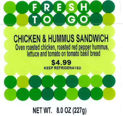 recalled 7-Eleven Fresh to Go sandwich Sabra hummus