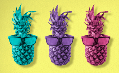 Del Monte Fresh Produce Co. has not release photographs of the GMO pink-fleshed pineapple. Photo illustration