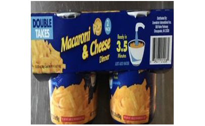 recalled Double Takes macaroni and cheese