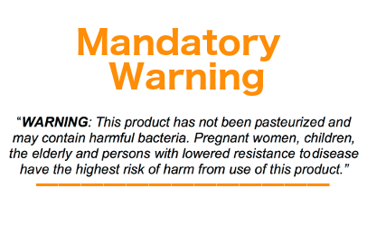 For details about raw milk and potential dangers, as described by the state Department of Agriculture, click on the image.