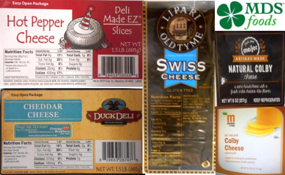 To view photos of all of the products recalled by MDS Foods Inc., please click on the image.