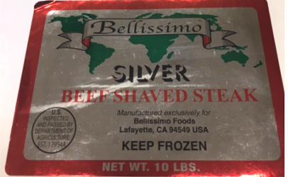 recalled Bellisimo shaved beef