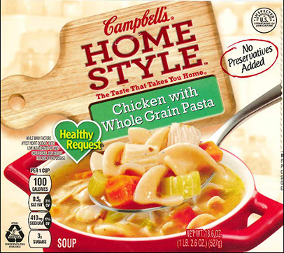 recalled Campbells soup allergens