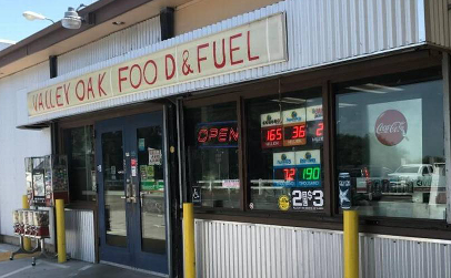 Valley Oak Food and Fuel doors