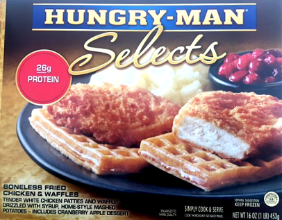 recalled Hungry Man chicken and waffels