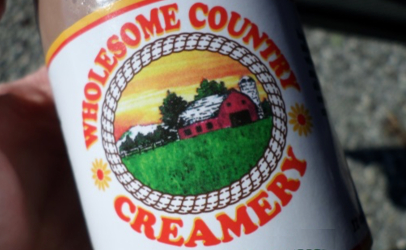 Wholesome Country Creamery label