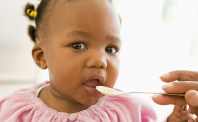 feeding baby