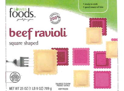 recalled Lowes ravioli bread crumbs