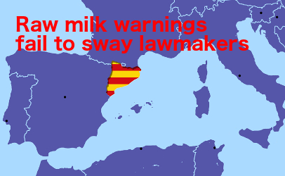 map-Catalonia-raw-milk