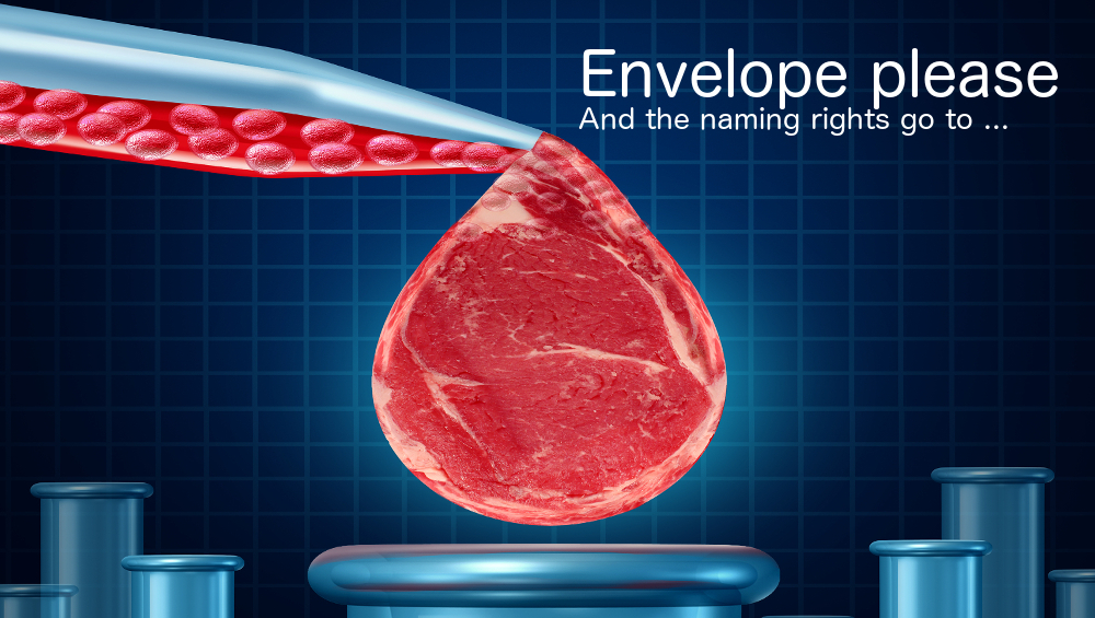 illustration naming rights lab meat