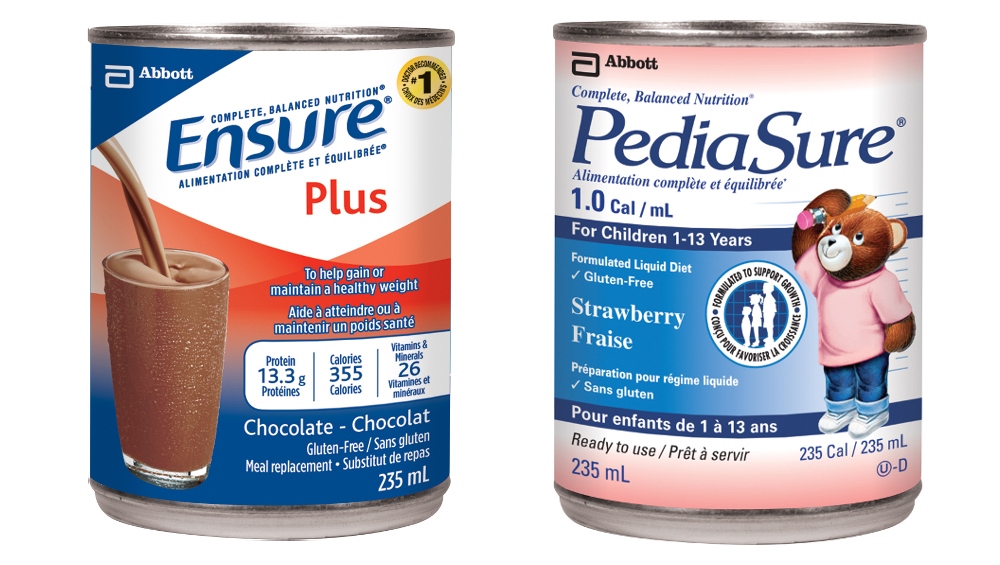 recalled CFIA Ensure Pediasure bacteria illness