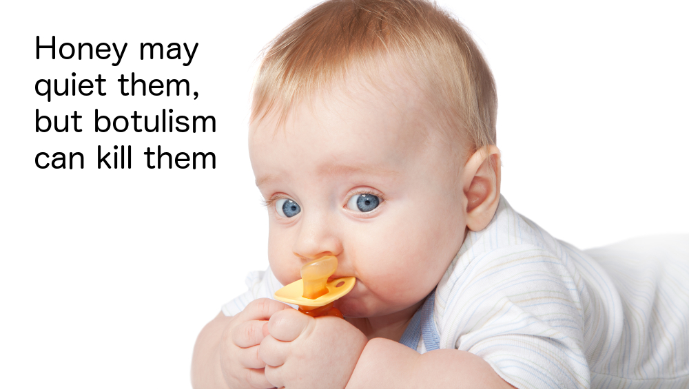 baby pacifier honey botulism warning