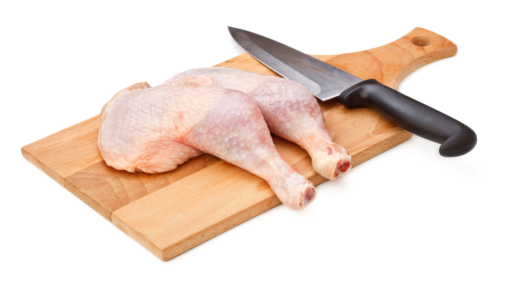 Safest Cutting Board - Raw Chicken