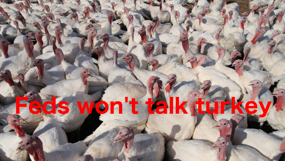 feds won't talk turkey