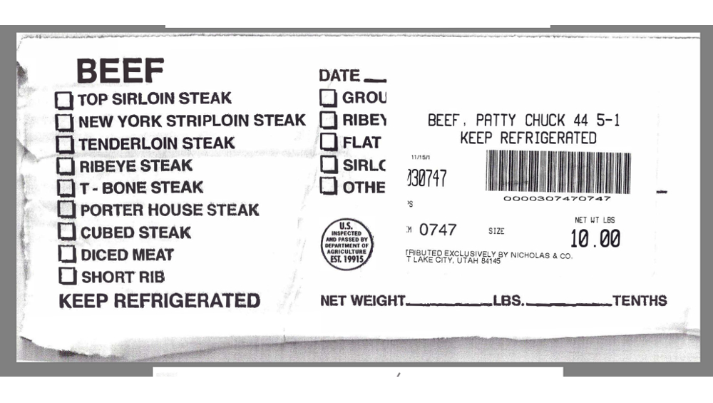 recalled Majestic Meat ground beef