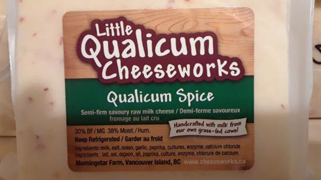 recalled raw milk cheese Qualicum Spice