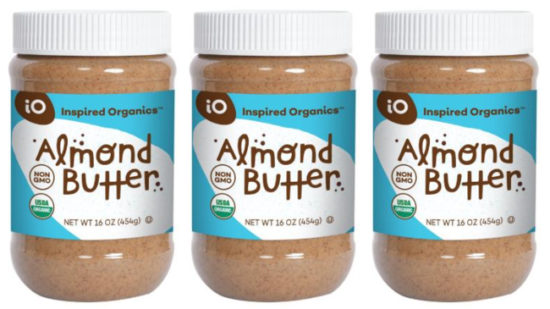 recalled Inspired Organics almond butter