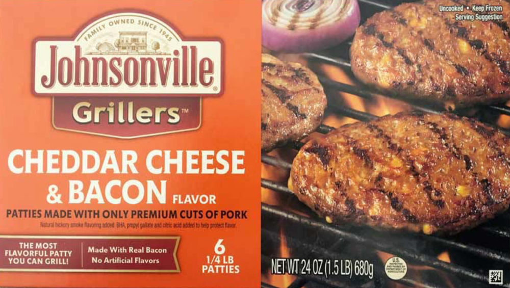 recalled Johnsonville pork patties