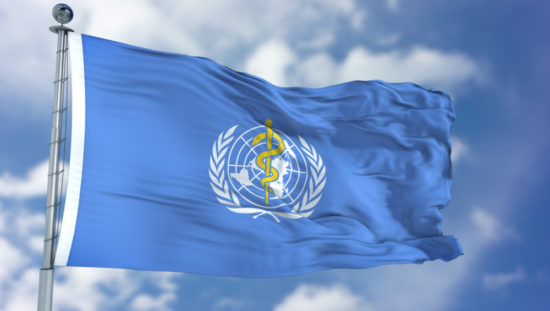 flag WHO World Health Organization