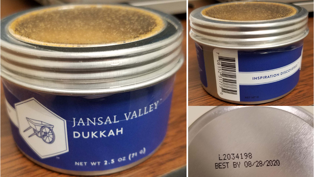 recalled dukkah Jansal Valley