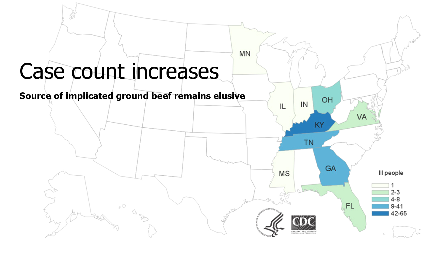 map E. coli O103 outbreak